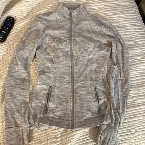 Grey Zip Up from LuLu Lemon
